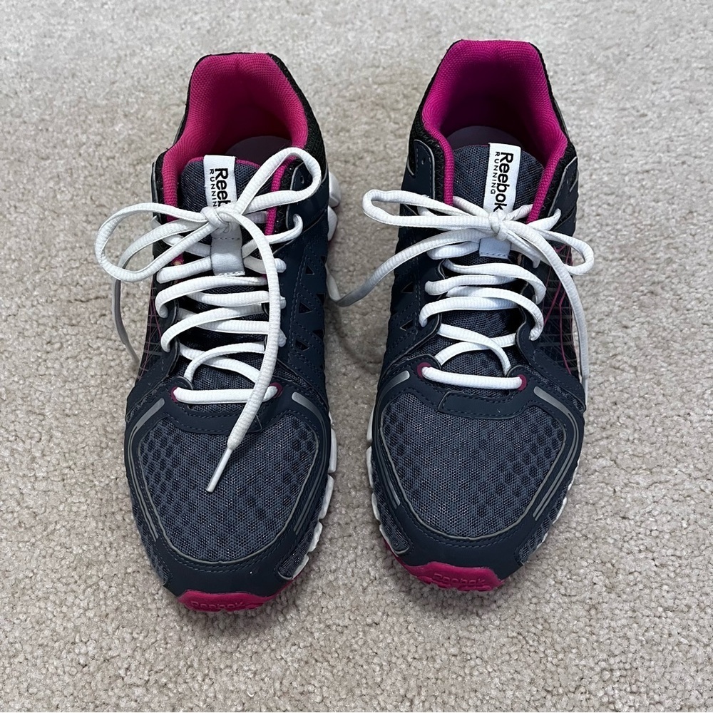 Reebok Running Gray Pink Sneakers